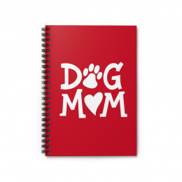 Dog Mom Heart - Spiral Notebook
